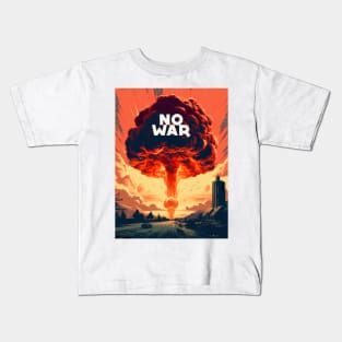 No War: World Peace Please Kids T-Shirt